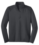 Sport-Tek Men's Tall Sport-Wick Stretch 1/2-Zip Pullover