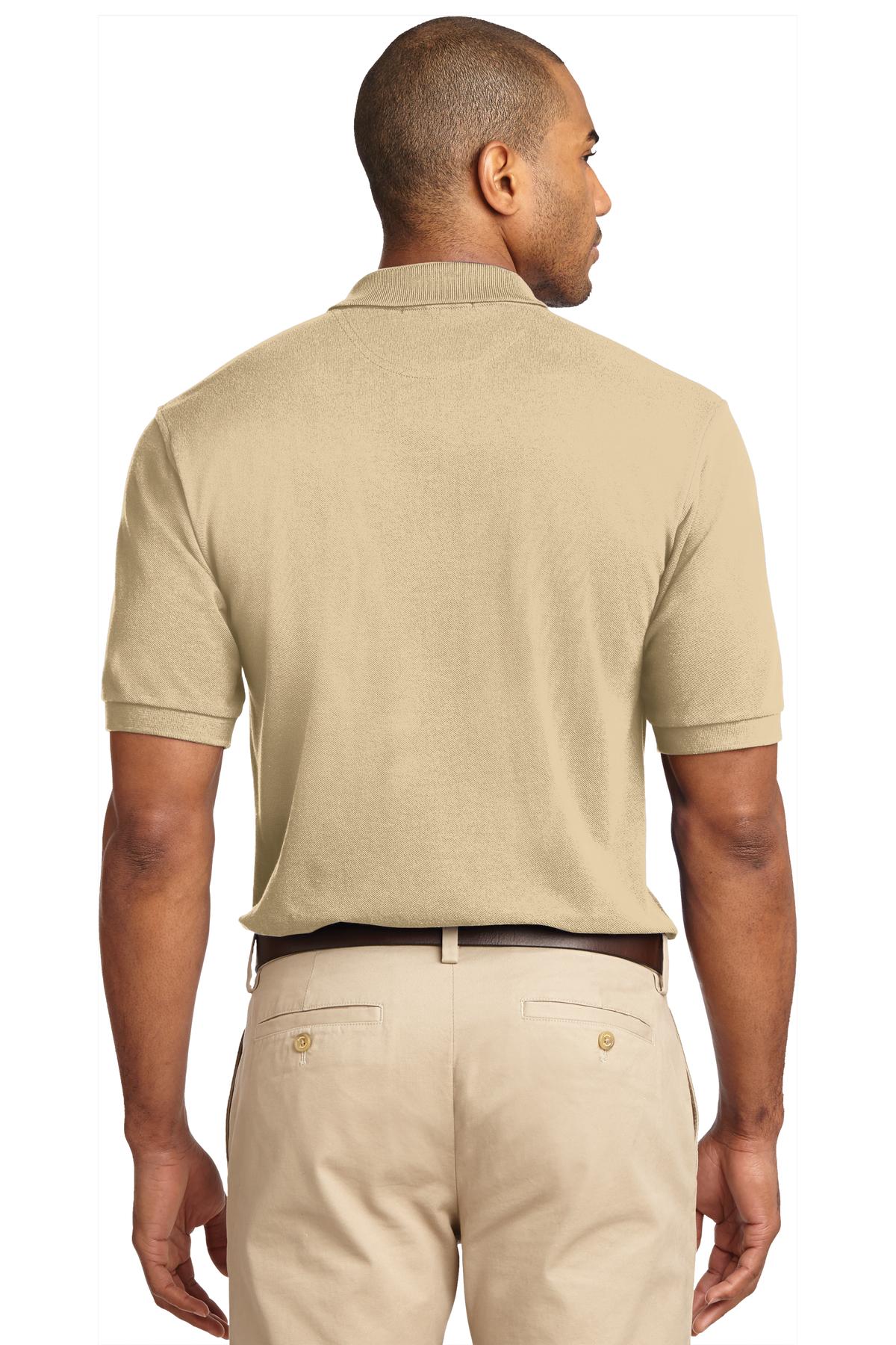 Port Authority Men's Tall Heavyweight Cotton Pique Polo. TLK420