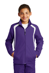 Sport-Tek Youth Colorblock Raglan Jacket YST60