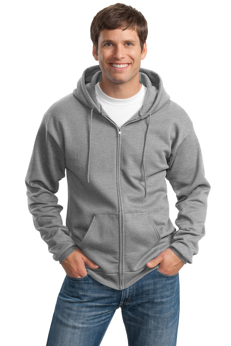 Port & Company - Men's Tall Essential Fleece Full-Zip Hooded Sweatshirt Port & Company