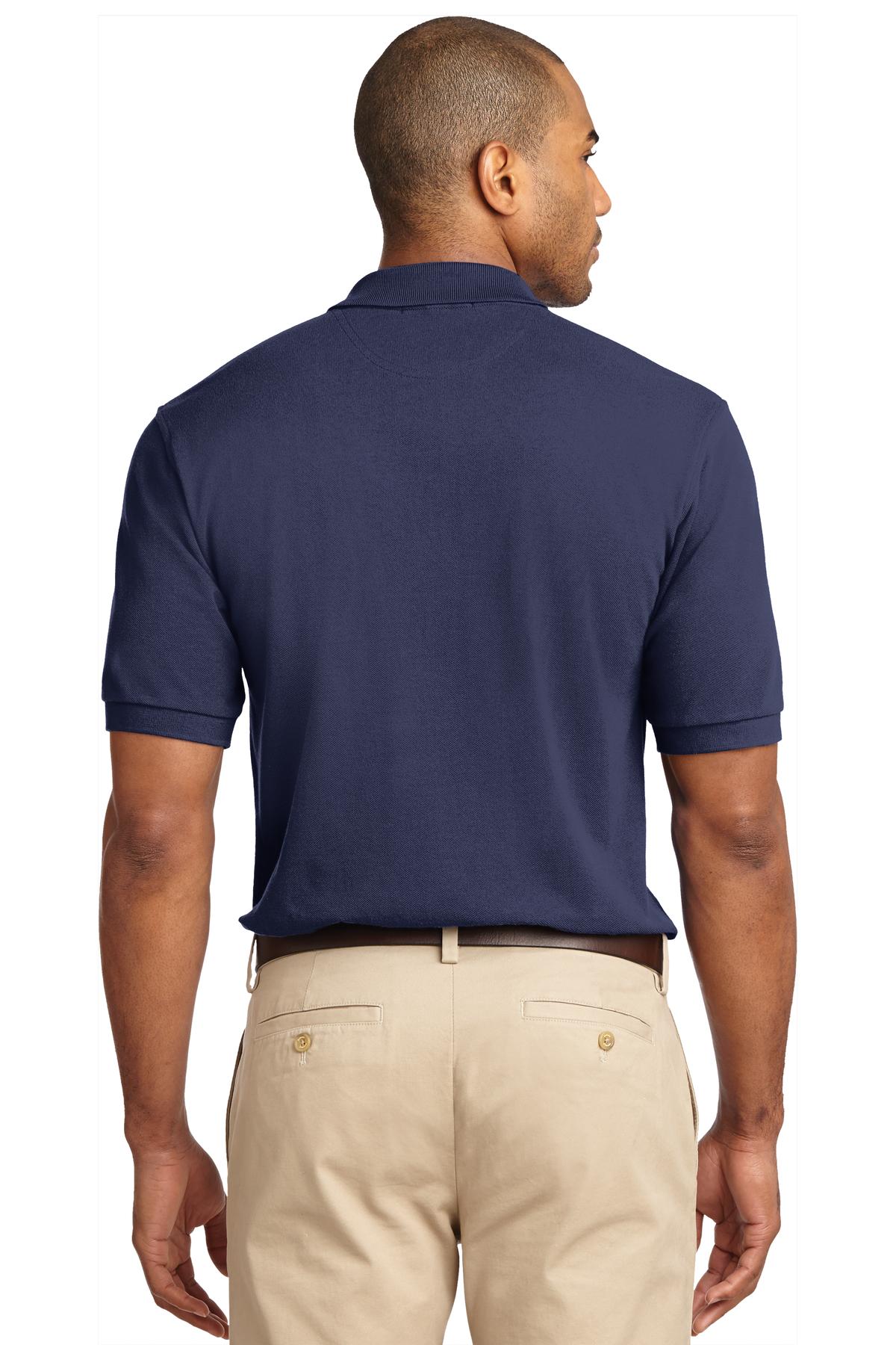 Port Authority Men's Tall Heavyweight Cotton Pique Polo. TLK420