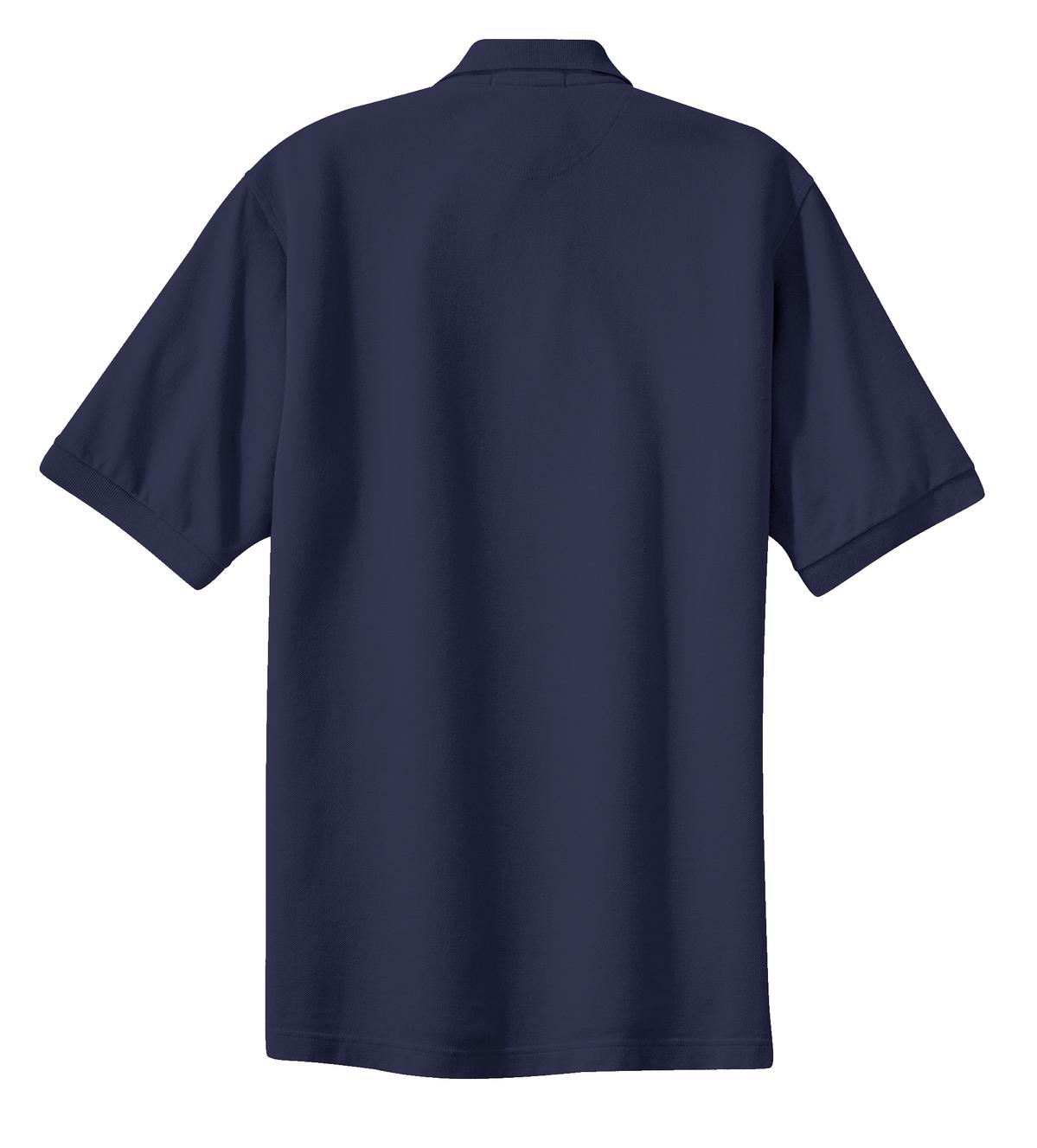 Port Authority Men's Tall Heavyweight Cotton Pique Polo. TLK420