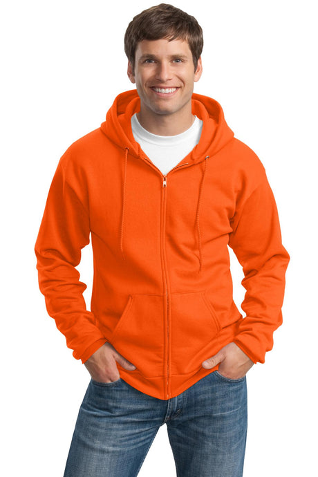 Port & Company - Men's Tall Essential Fleece Full-Zip Hooded Sweatshirt Port & Company