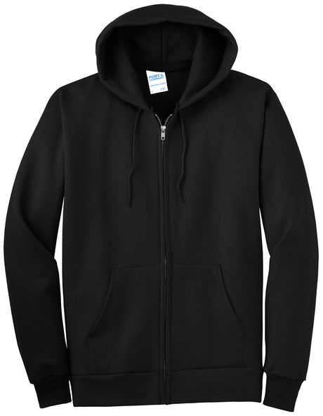 Port & Company - Men's Tall Essential Fleece Full-Zip Hooded Sweatshirt Port & Company