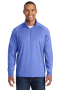 Sport-Tek Men's Tall Sport-Wick Stretch 1/2-Zip Pullover