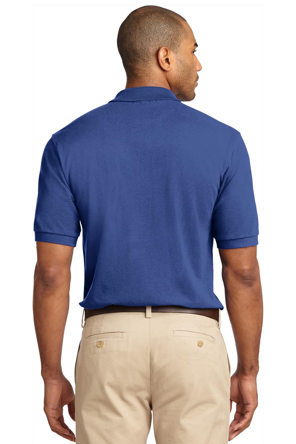 Port Authority Men's Tall Heavyweight Cotton Pique Polo. TLK420