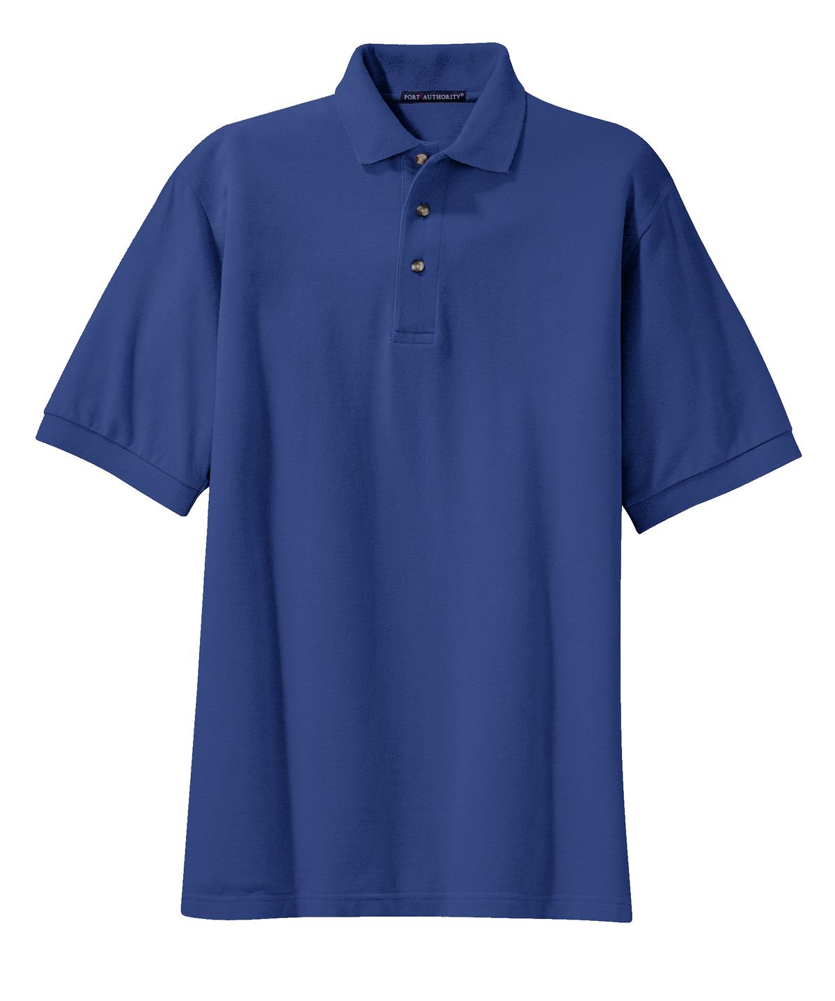 Port Authority Men's Tall Heavyweight Cotton Pique Polo. TLK420