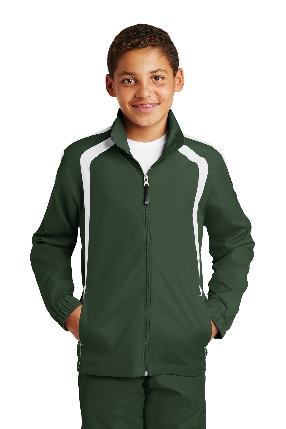 Sport-Tek Youth Colorblock Raglan Jacket YST60
