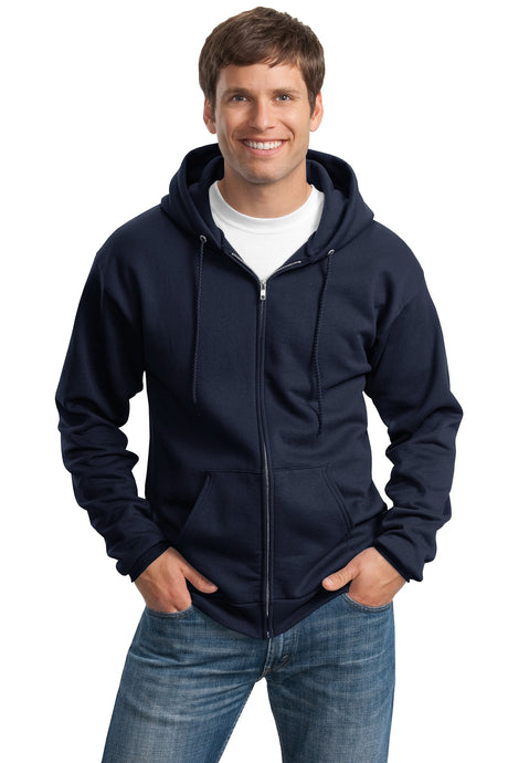 Port & Company - Men's Tall Essential Fleece Full-Zip Hooded Sweatshirt Port & Company
