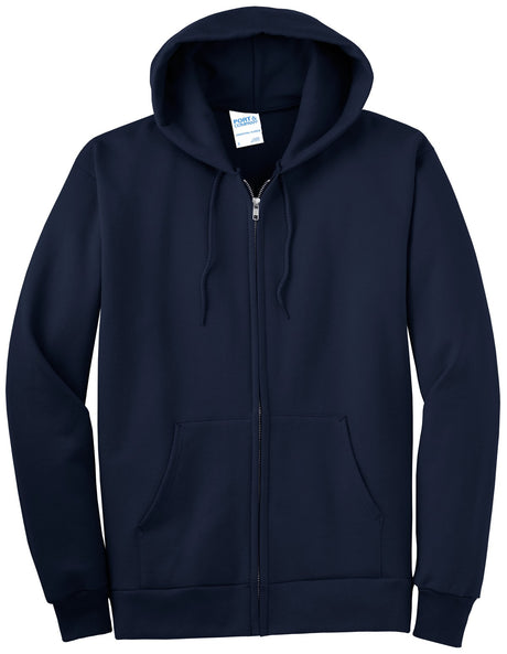 Port & Company - Men's Tall Essential Fleece Full-Zip Hooded Sweatshirt Port & Company