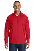 Sport-Tek Men's Tall Sport-Wick Stretch 1/2-Zip Pullover