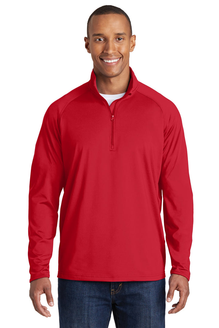 Sport-Tek Men's Tall Sport-Wick Stretch 1/2-Zip Pullover