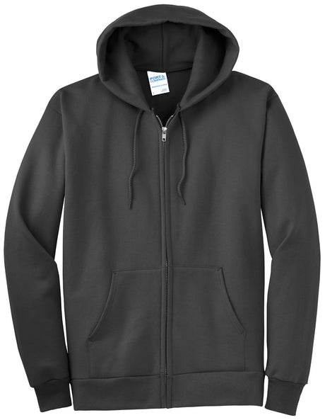 Port & Company - Men's Tall Essential Fleece Full-Zip Hooded Sweatshirt Port & Company