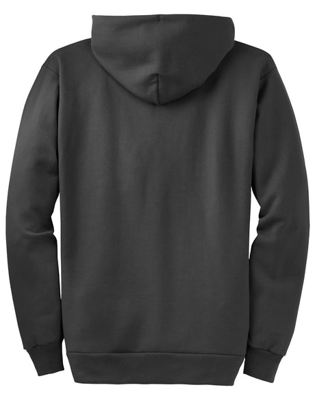 Port & Company - Men's Tall Essential Fleece Full-Zip Hooded Sweatshirt Port & Company