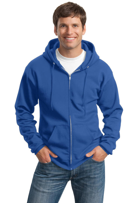 Port & Company - Men's Tall Essential Fleece Full-Zip Hooded Sweatshirt Port & Company