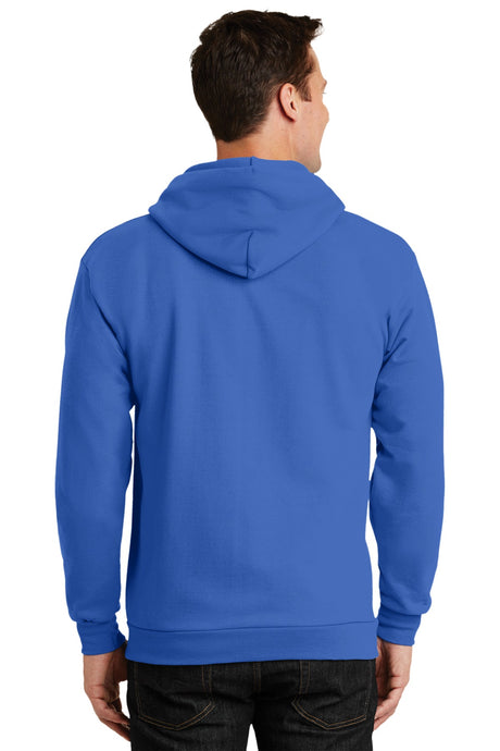 Port & Company - Men's Tall Essential Fleece Full-Zip Hooded Sweatshirt Port & Company