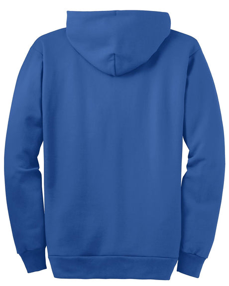 Port & Company - Men's Tall Essential Fleece Full-Zip Hooded Sweatshirt Port & Company
