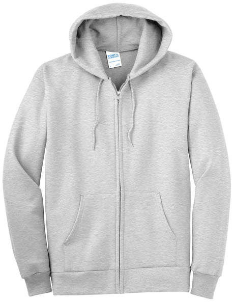 Port & Company - Men's Tall Essential Fleece Full-Zip Hooded Sweatshirt Port & Company