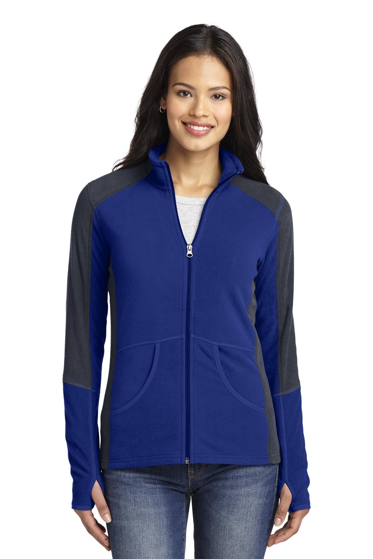 Port Authority Women's Colorblock Microfleece Jacket. L230