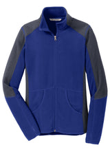 Port Authority Women's Colorblock Microfleece Jacket. L230