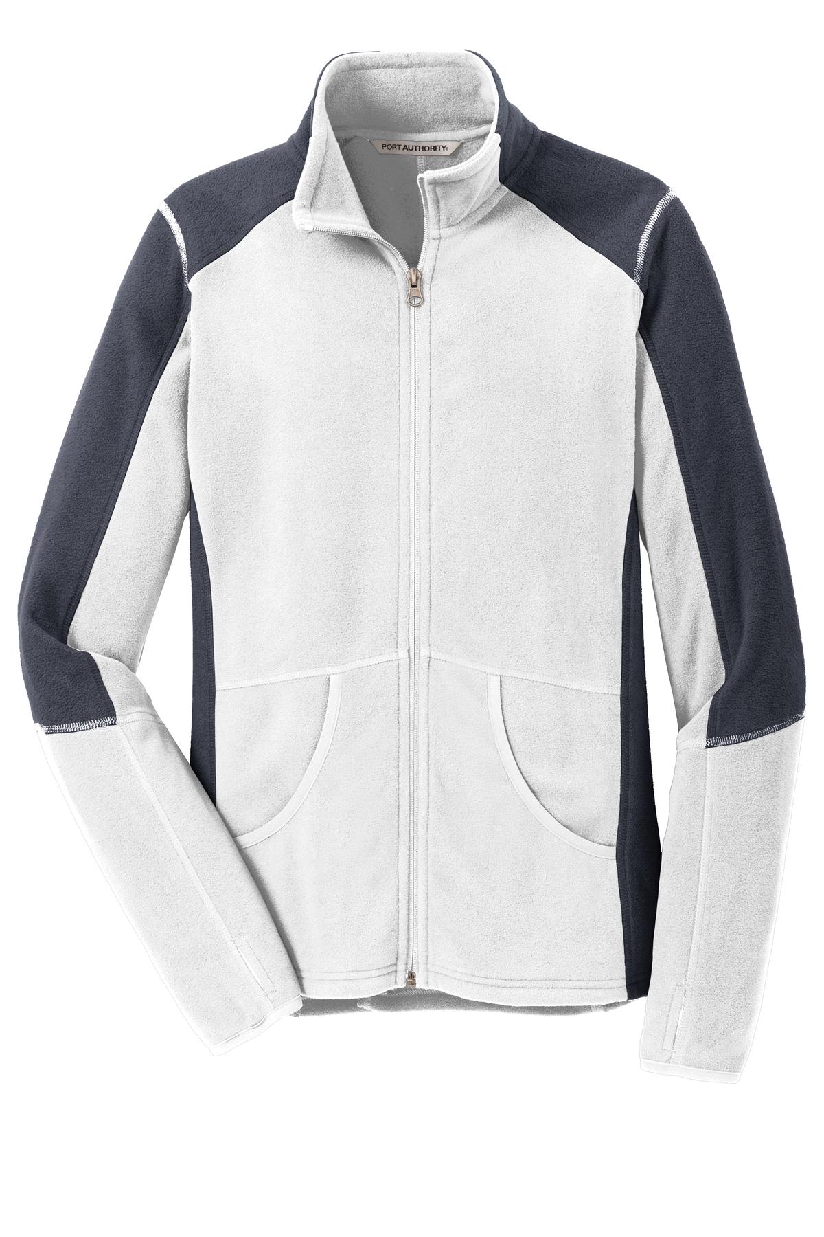 Port Authority Women's Colorblock Microfleece Jacket. L230
