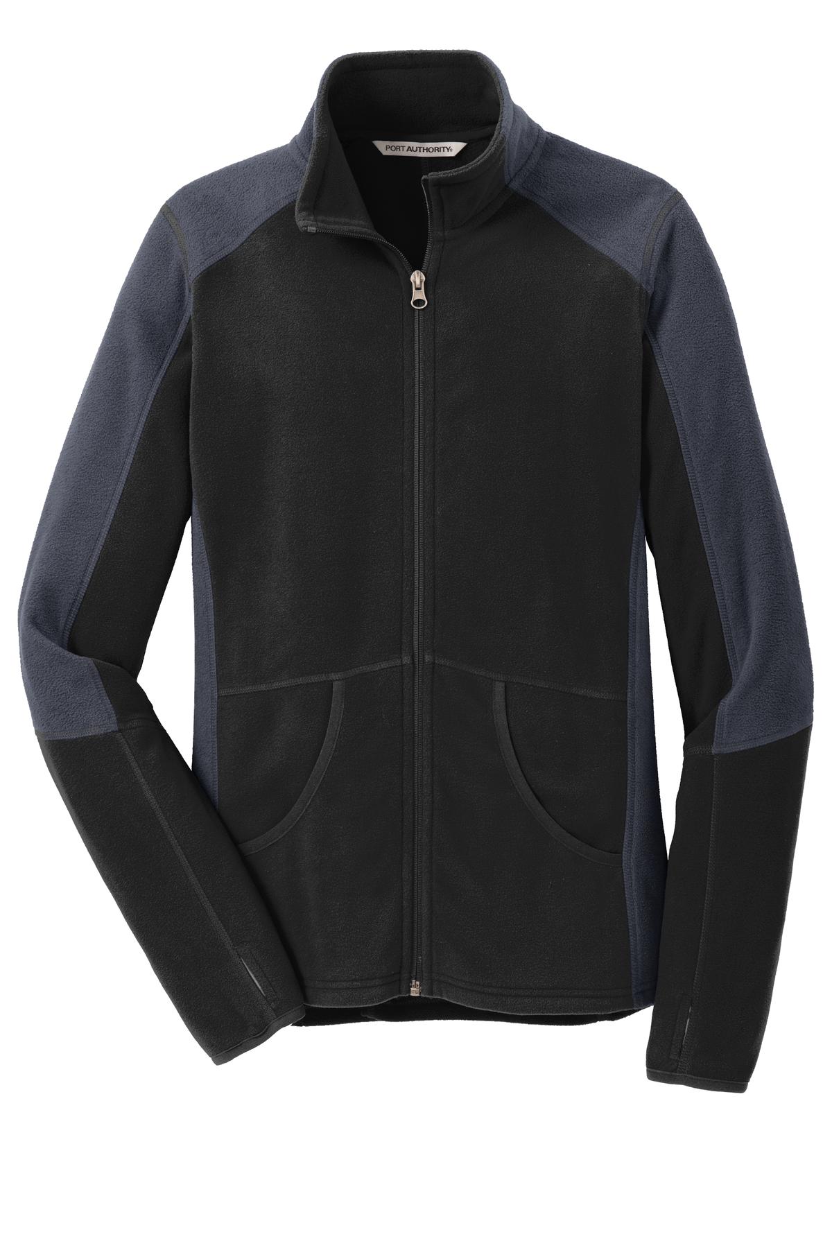 Port Authority Women's Colorblock Microfleece Jacket. L230