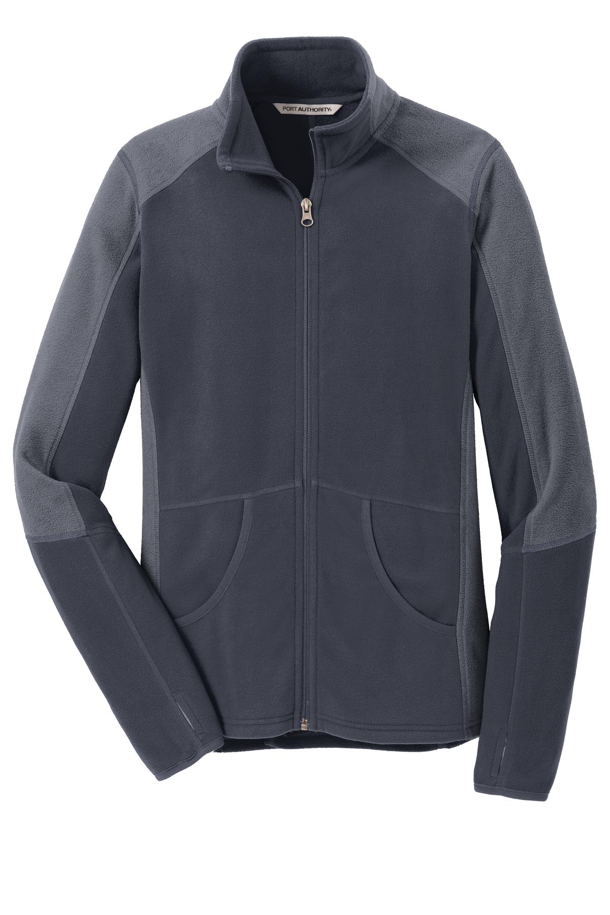 Port Authority Women's Colorblock Microfleece Jacket. L230