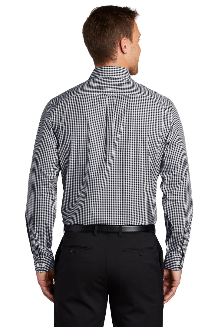 Port Authority Men's Broadcloth Gingham Easy Care Shirt W644