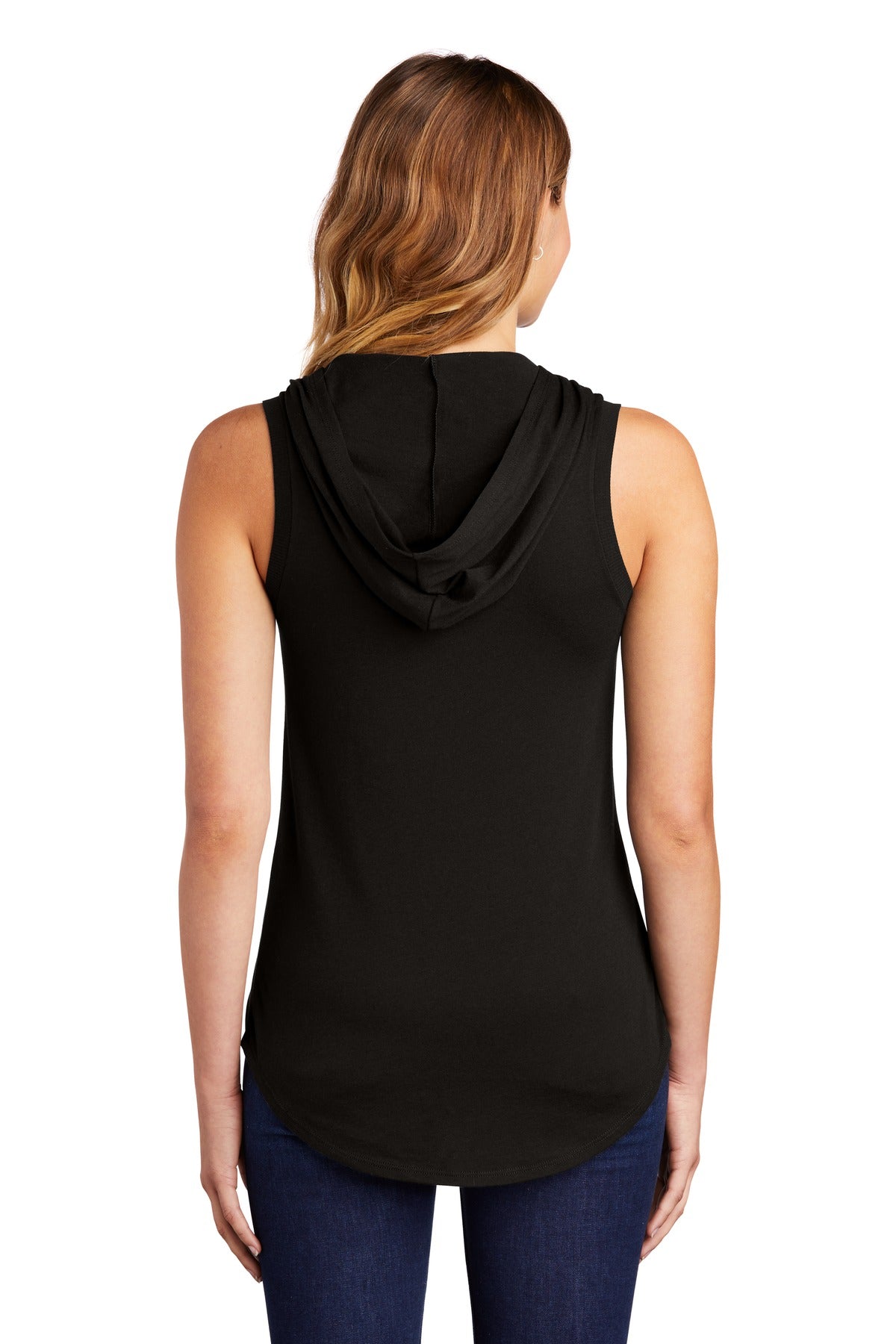 District Women's Perfect Tri Sleeveless Hoodie DT1375 District