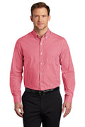 Port Authority Men's Broadcloth Gingham Easy Care Shirt W644