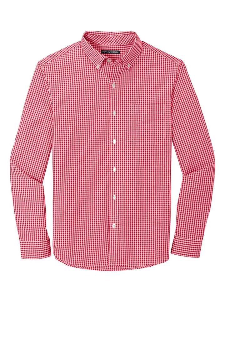 Port Authority Men's Broadcloth Gingham Easy Care Shirt W644