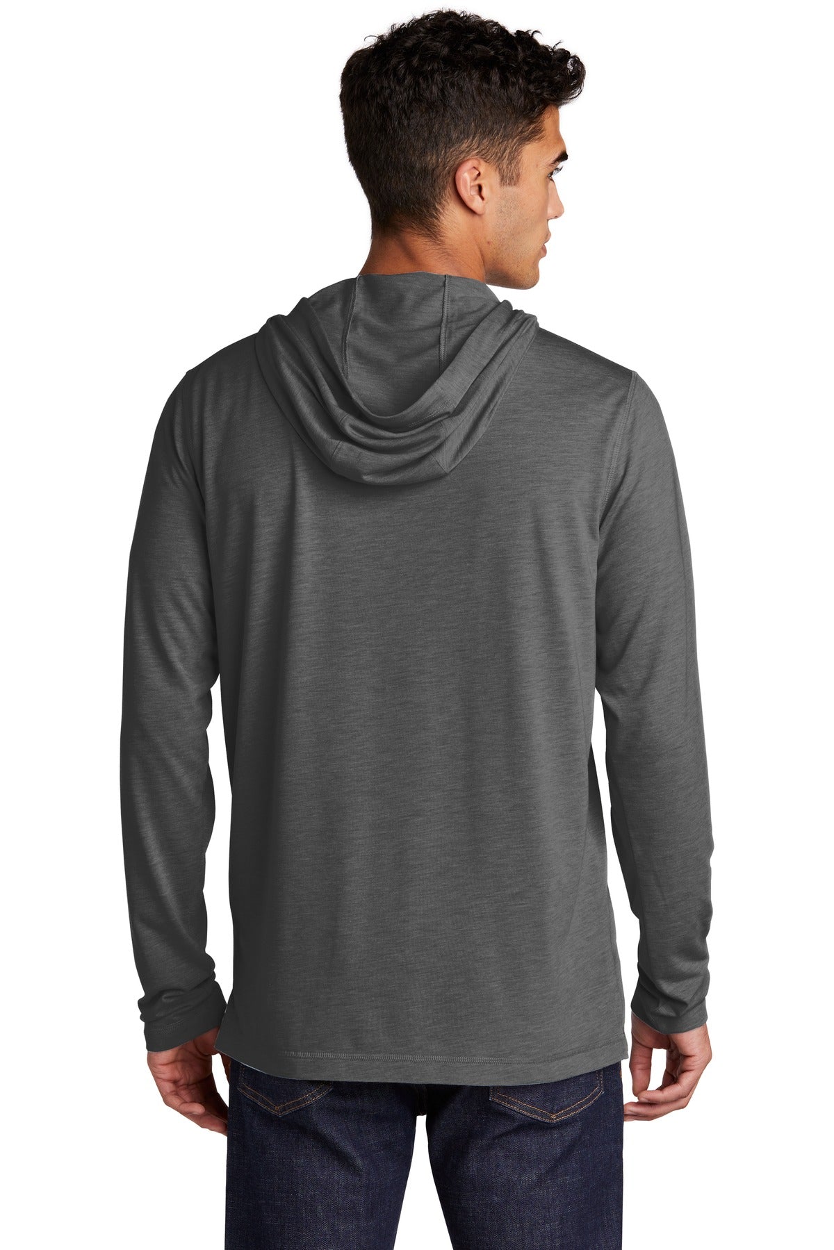 Sport-Tek Men's PosiCharge Tri-Blend Wicking Long Sleeve Hoodie