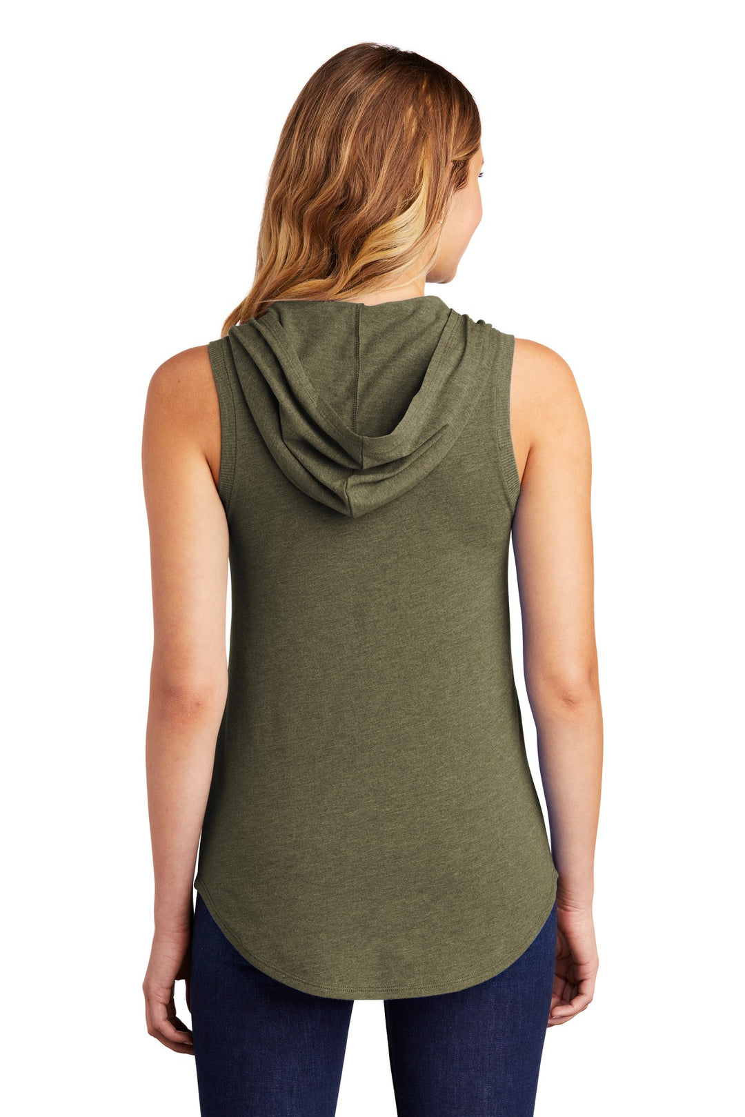District Women's Perfect Tri Sleeveless Hoodie DT1375 District