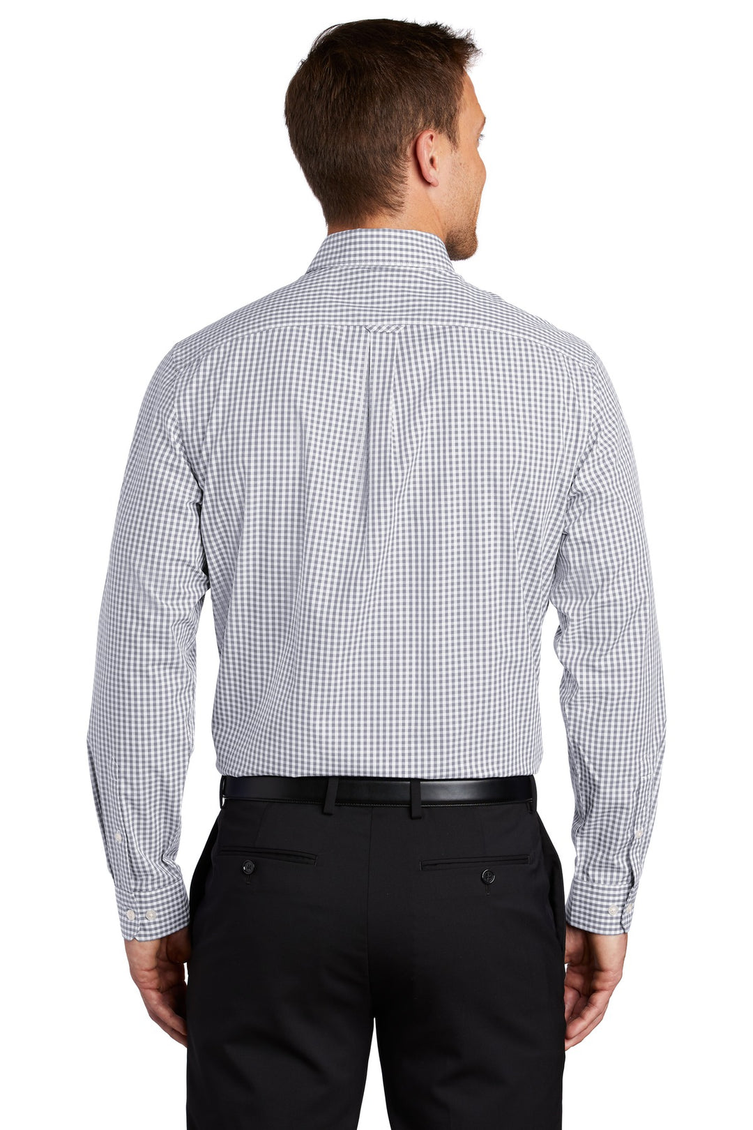 Port Authority Men's Broadcloth Gingham Easy Care Shirt W644