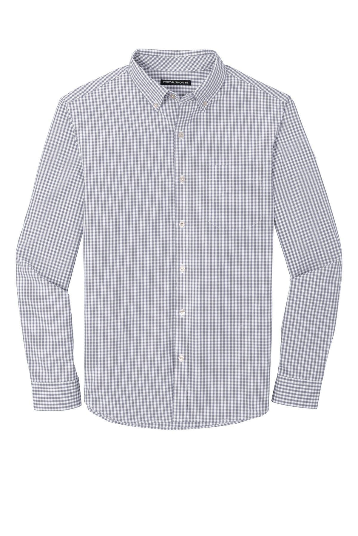 Port Authority Men's Broadcloth Gingham Easy Care Shirt W644