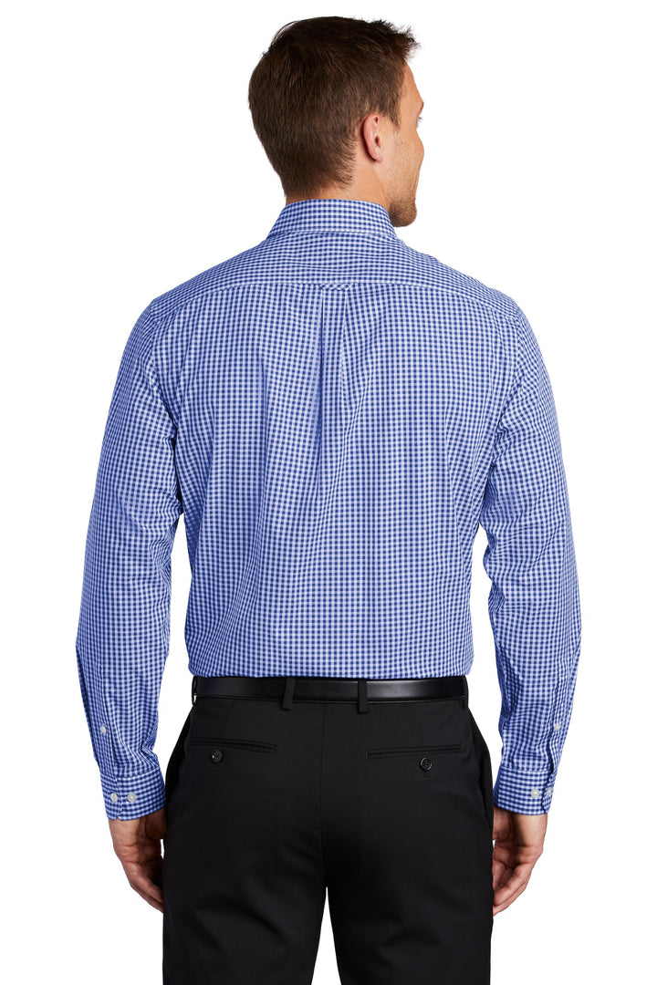 Port Authority Men's Broadcloth Gingham Easy Care Shirt W644