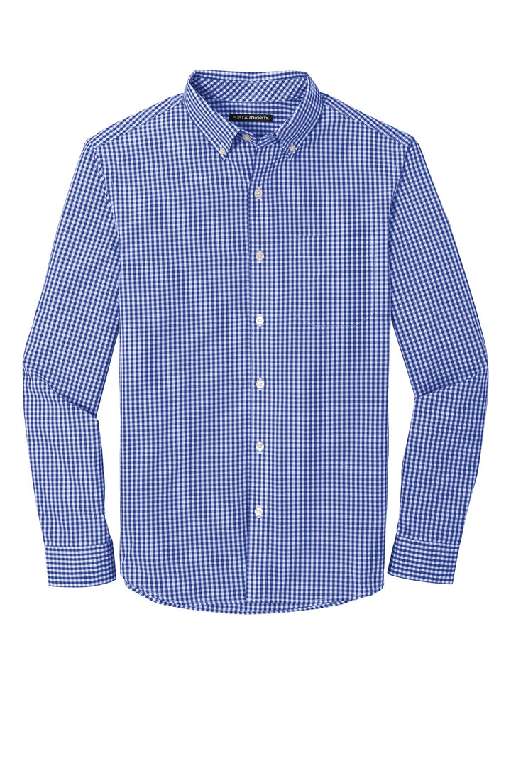 Port Authority Men's Broadcloth Gingham Easy Care Shirt W644