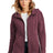 District Women's Perfect Weight Fleece Drop Shoulder Full-Zip Hoodie DT1104 District