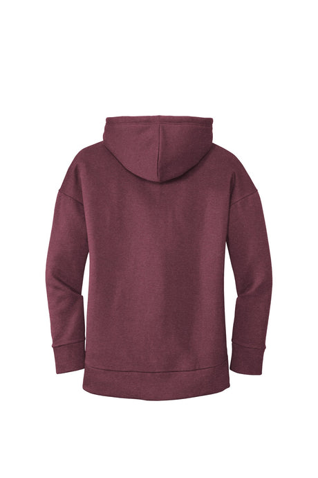 District Women's Perfect Weight Fleece Drop Shoulder Full-Zip Hoodie DT1104 District