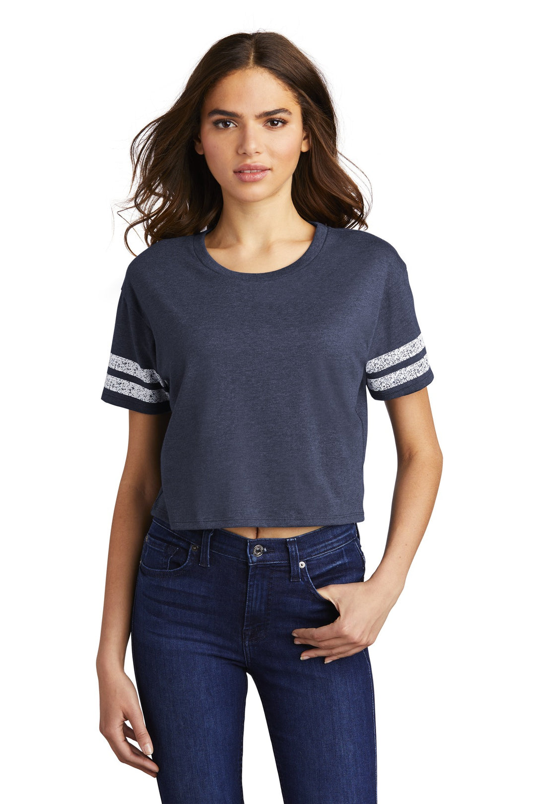 District Women's Scorecard Crop Tee DT488 District