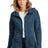 District Women's Perfect Weight Fleece Drop Shoulder Full-Zip Hoodie DT1104 District