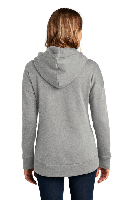 District Women's Perfect Weight Fleece Drop Shoulder Full-Zip Hoodie DT1104 District