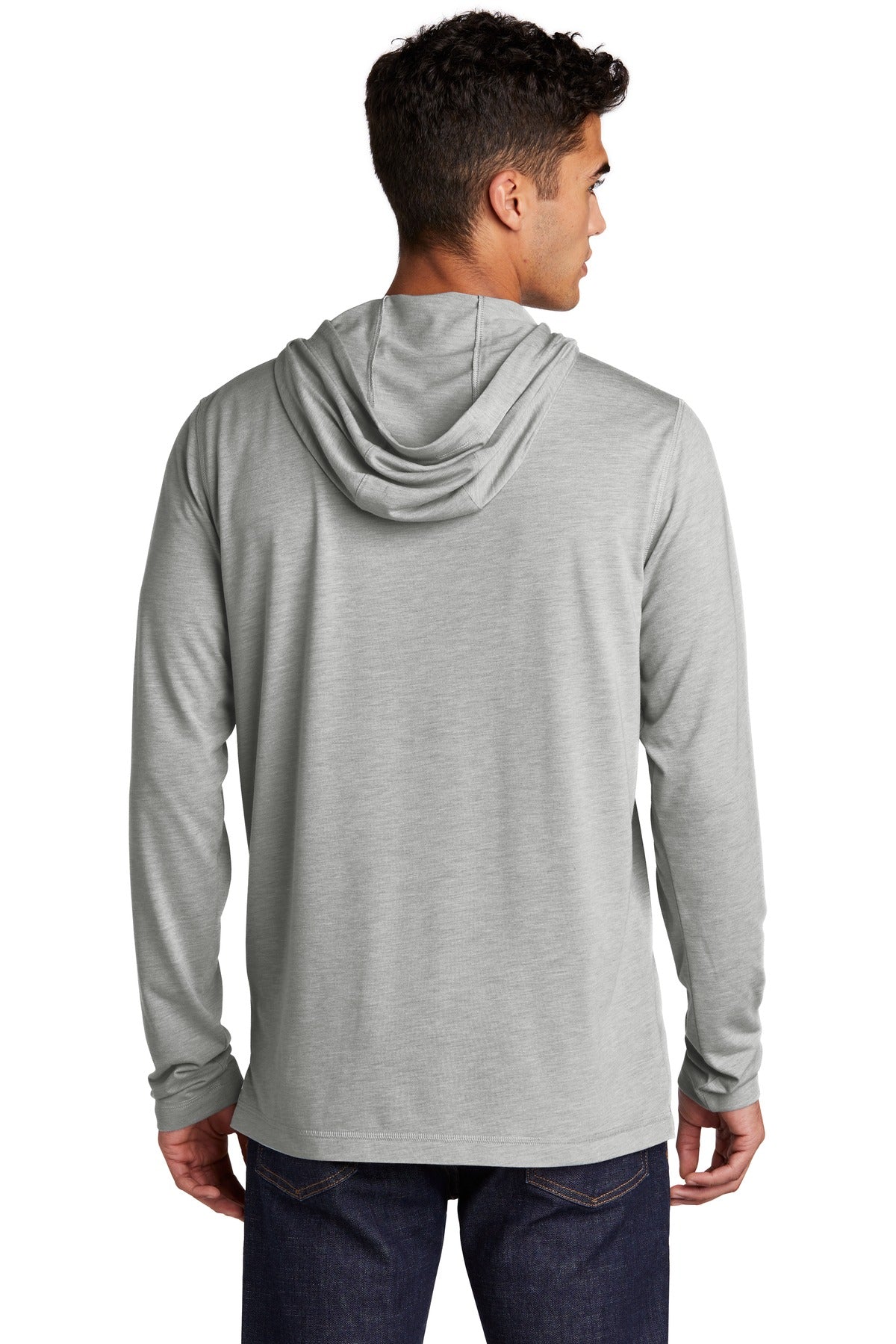 Sport-Tek Men's PosiCharge Tri-Blend Wicking Long Sleeve Hoodie