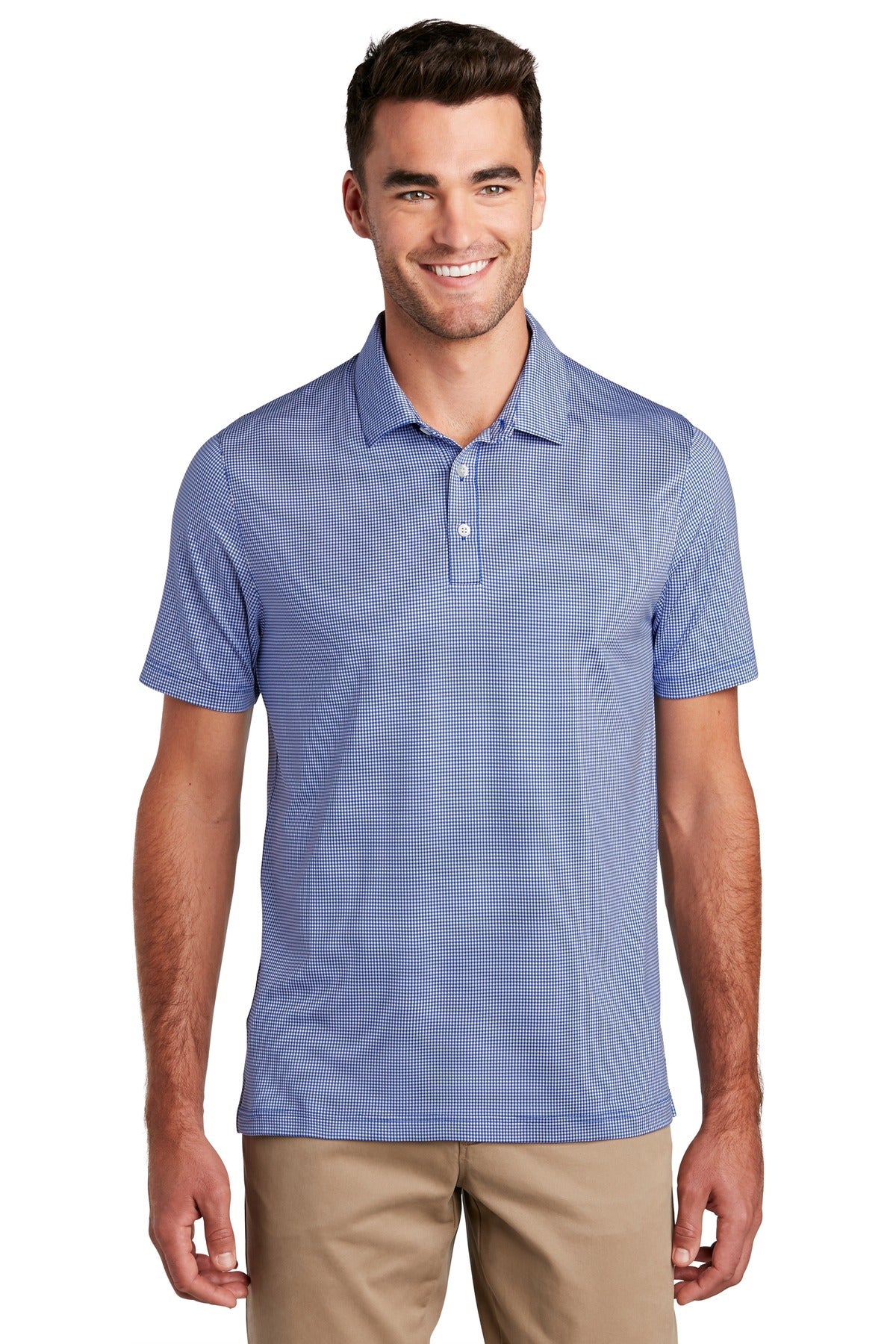 Port Authority Men's Gingham Polo K646
