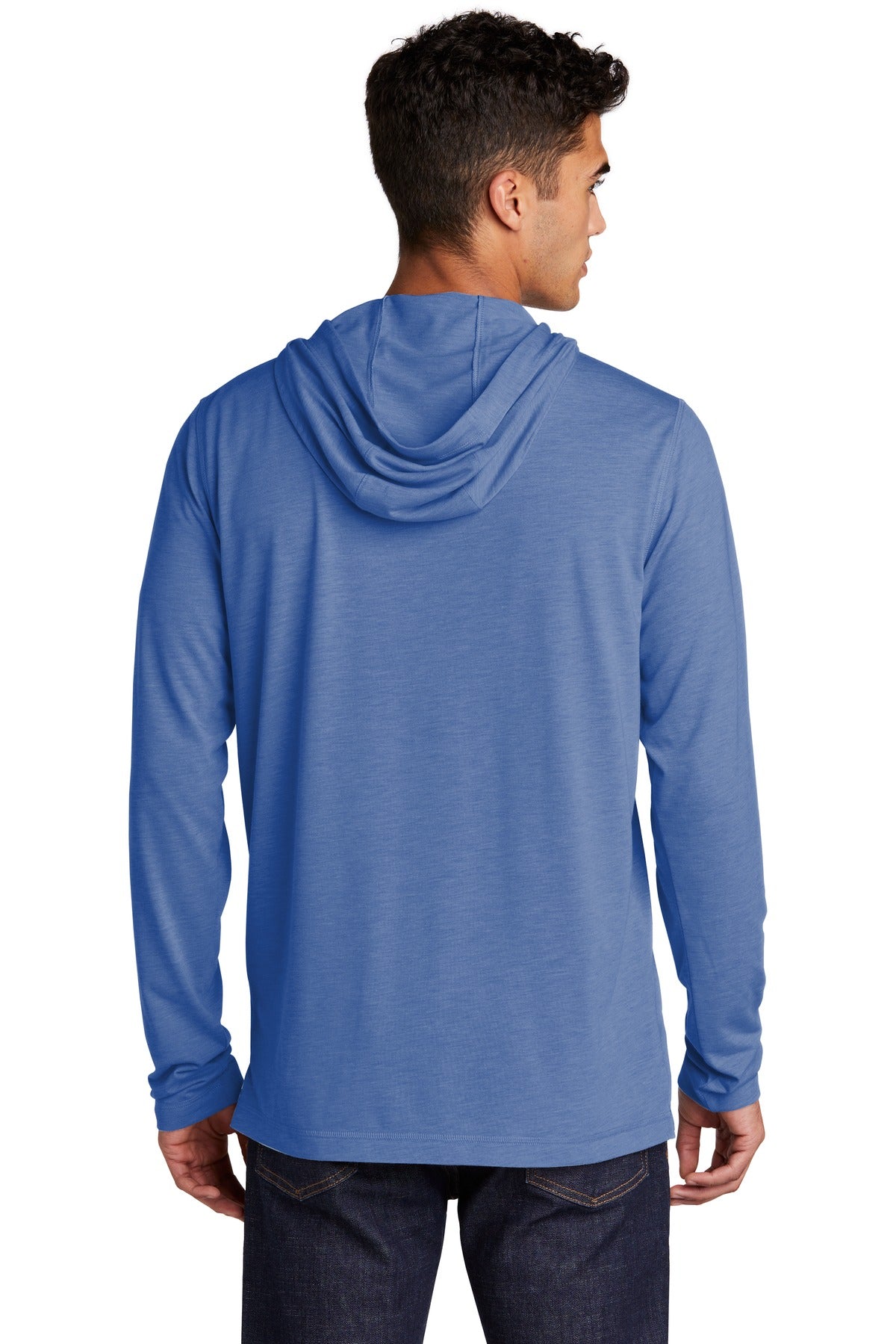Sport-Tek Men's PosiCharge Tri-Blend Wicking Long Sleeve Hoodie