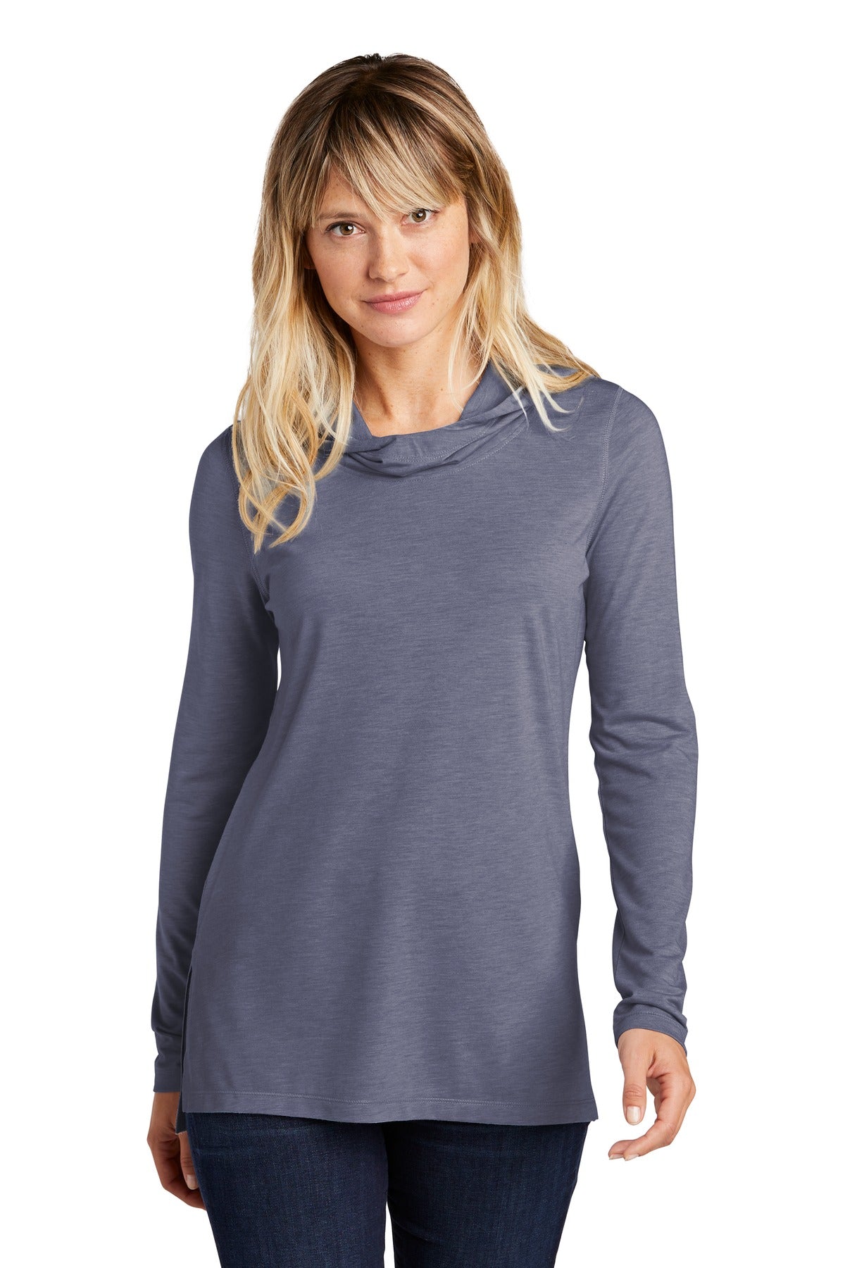 Sport-Tek Women's PosiCharge Tri-Blend Wicking Long Sleeve Hoodie LST406