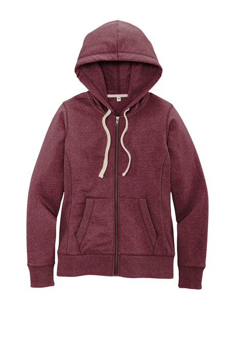 District Women's Re-FleeceFull-Zip Hoodie DT8103 District