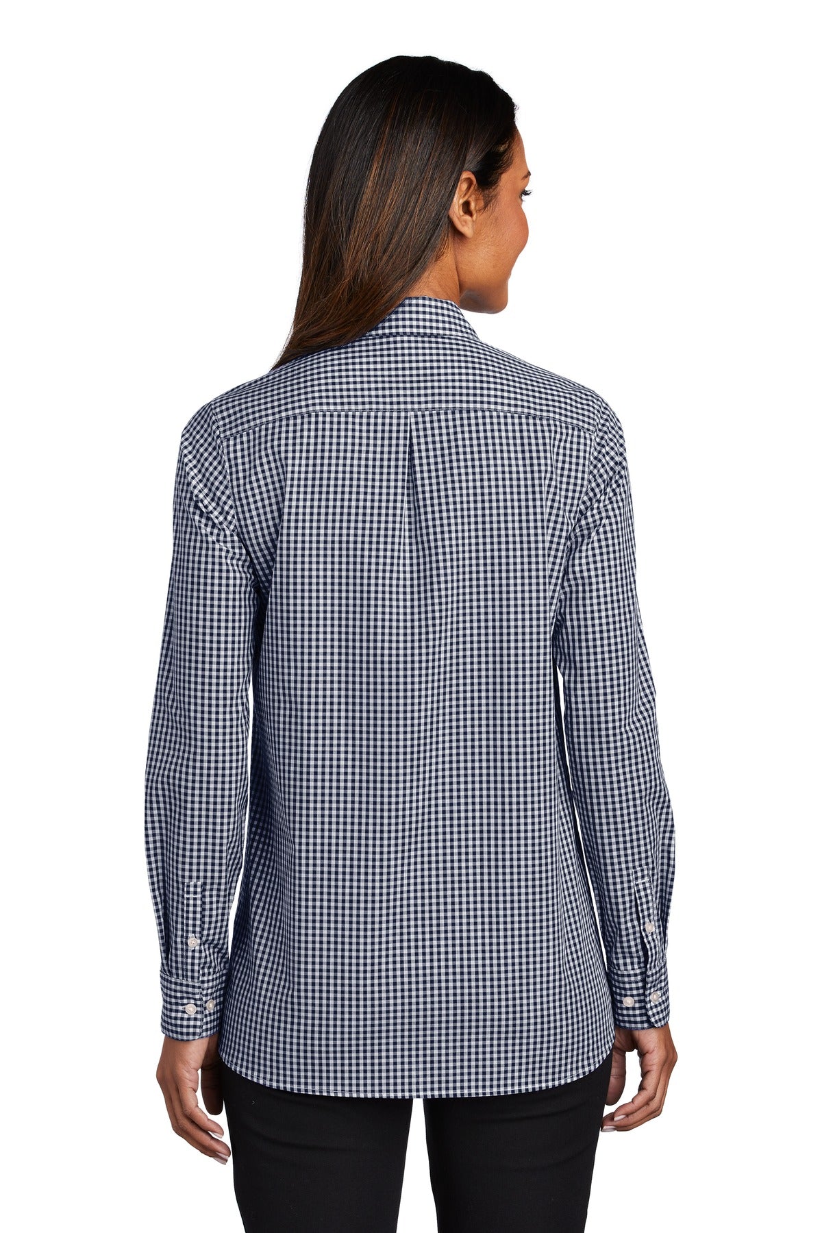 Port Authority Women's Broadcloth Gingham Easy Care Shirt LW644