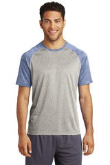 Sport-Tek Men's Heather-On-Heather Contender Tee
