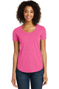 District Women's Fitted Very Important Tee Scoop Neck. DT6401 District